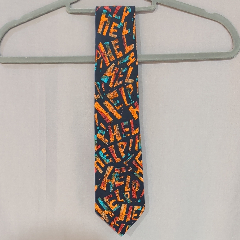 BEATLES Colorful Silk Men's Tie OS